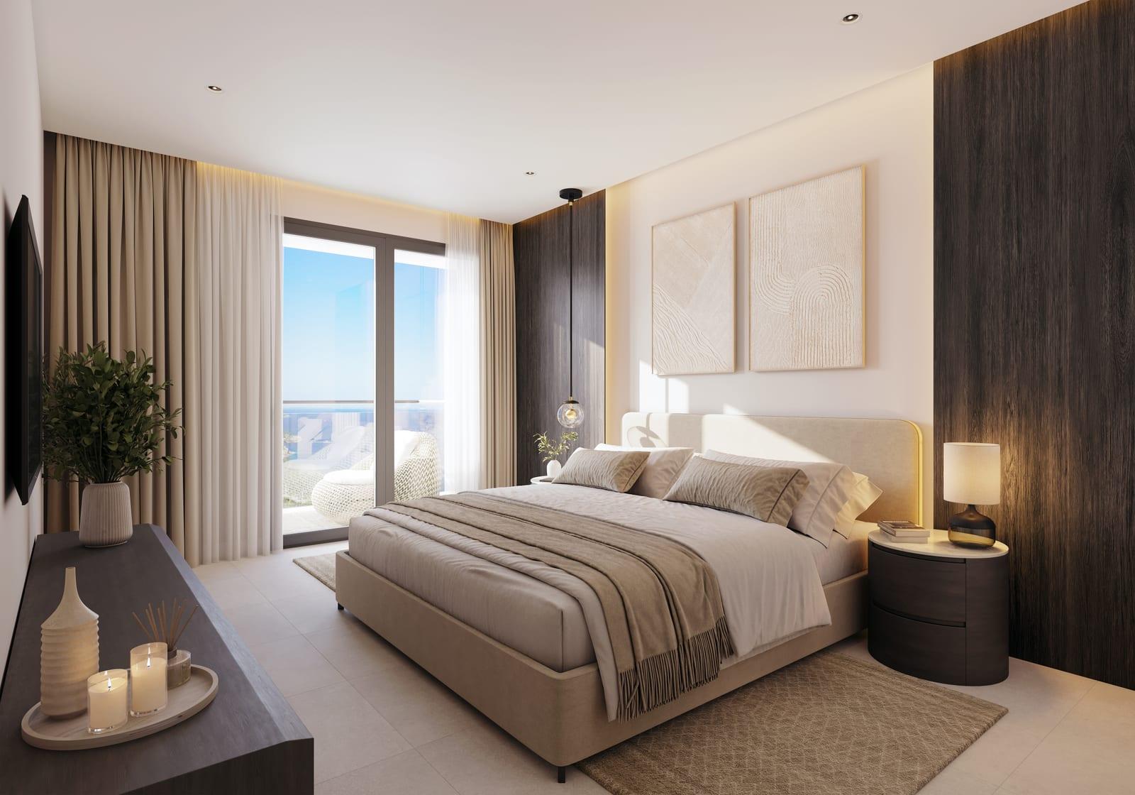 Habitación, ángulo alterno (render)