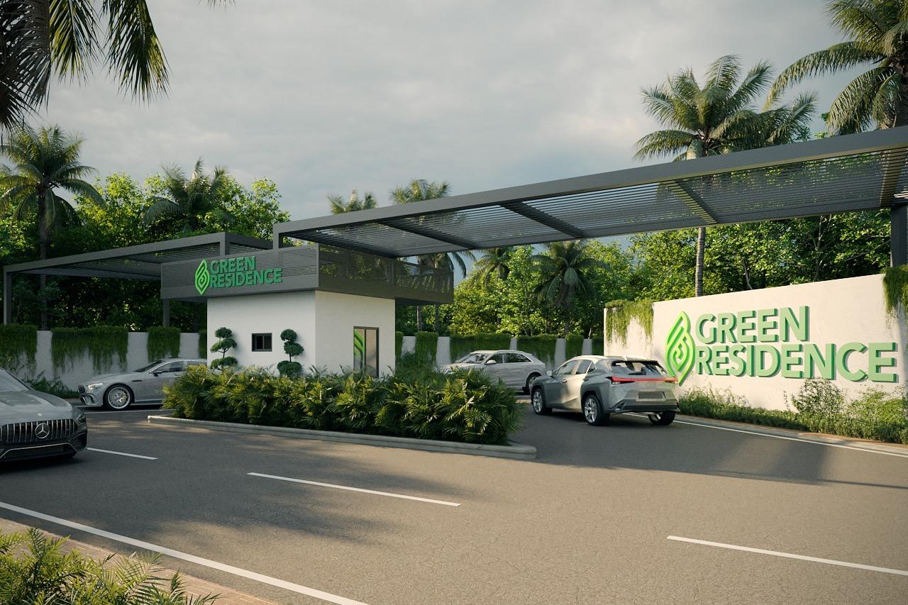 Entrada del proyecto Green Residence (render)